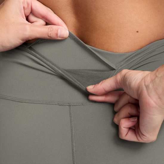 Nike One High-Rise 7/8 Tight Womens Светло зелено/ Черно Дамски клинове за фитнес