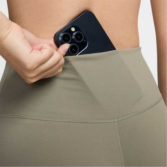 Nike One High-Rise 7/8 Tight Womens Светло зелено/ Черно Дамски клинове за фитнес