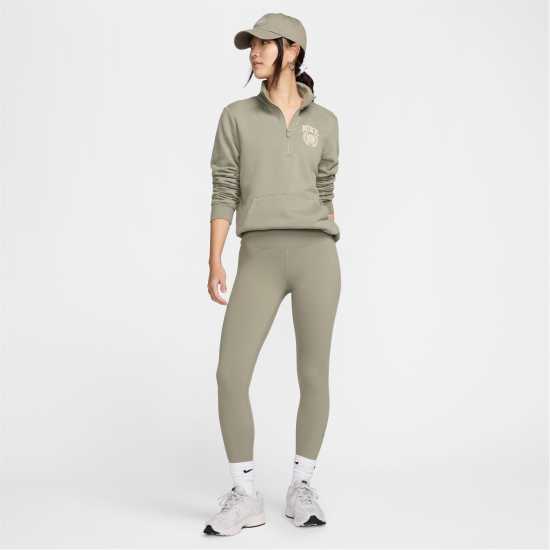 Nike One High-Rise 7/8 Tight Womens Светло зелено/ Черно Дамски клинове за фитнес