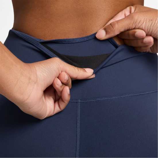 Nike One High-Rise 7/8 Tight Womens Midnight Navy Дамски клинове за фитнес