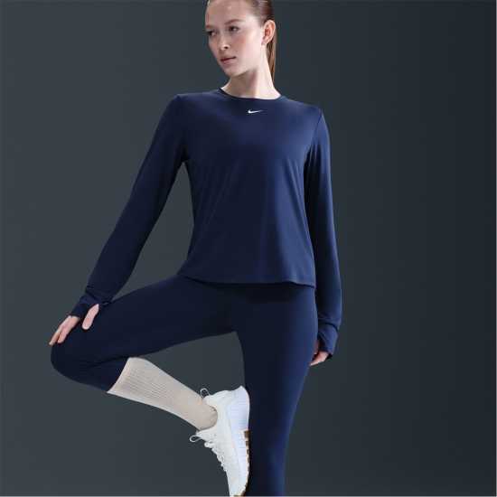 Nike One High-Rise 7/8 Tight Womens Midnight Navy Дамски клинове за фитнес