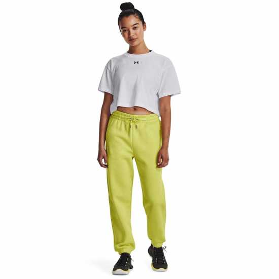 Under Armour Essential Jogging Pants Womens Yellow Дамски клинове за фитнес