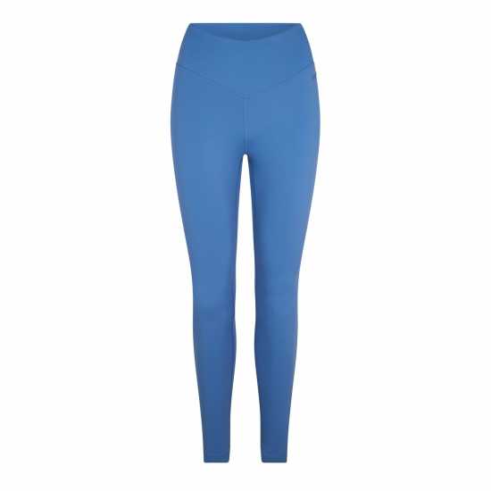Usa Pro Pro Crossover Waistband Legging Womens Бижу Син Дамски клинове за фитнес