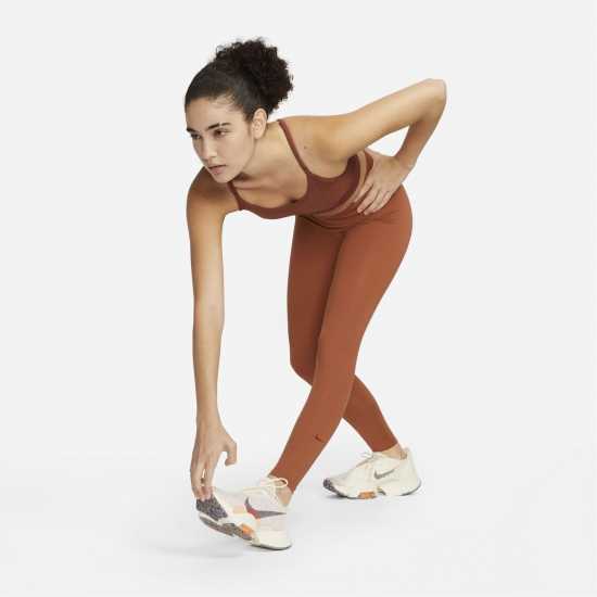 Nike One Luxe Tights Womens Burnt Sunrise Дамски клинове за фитнес