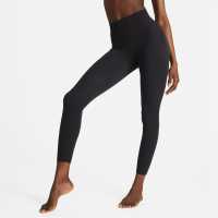 Nike Dri-FIT Zenvy Women's Gentle-Support High-Waisted 7/8 Leggings Black/Black Дамски клинове за фитнес