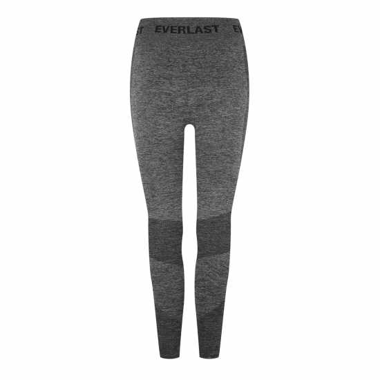 Everlast Seamless Logo Leggings Womens Тъмно сиво марл Дамски клинове за фитнес