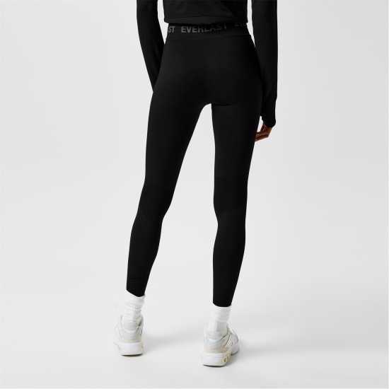 Дамски клинове за фитнес Everlast Seamless Logo Leggings Womens Черно Everlast Seamless Logo Leggings Womens Черно Дамски клинове за фитнес