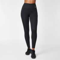 Everlast Contour Panel Leggings Womens Черно Дамски клинове за фитнес