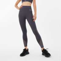 Everlast Contour Panel Leggings Womens Акула сива мрежа Дамски клинове за фитнес