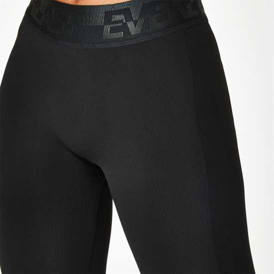 Everlast Seamless Logo Leggings Womens Черно Дамски клинове за фитнес