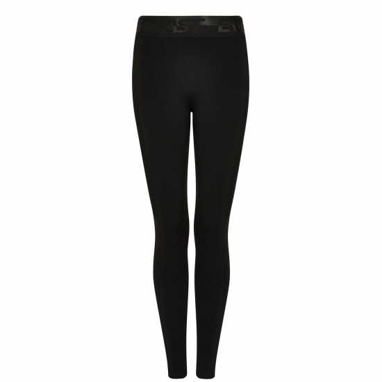 Everlast Seamless Logo Leggings Womens Черно Дамски клинове за фитнес