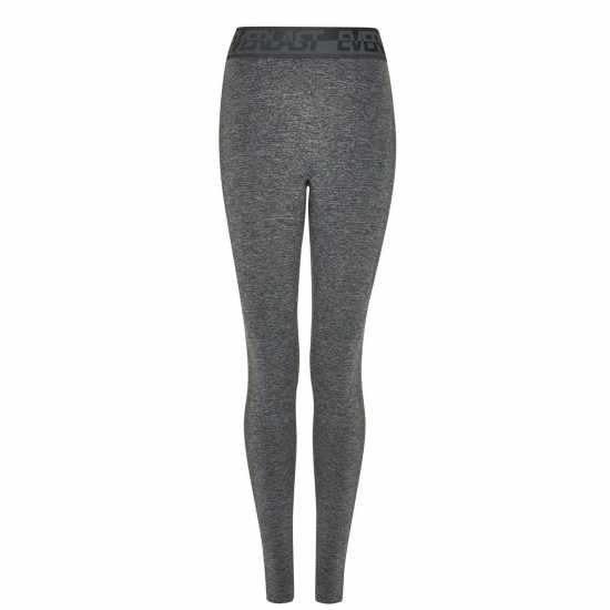 Everlast Seamless Logo Leggings Womens Нов черно Дамски клинове за фитнес