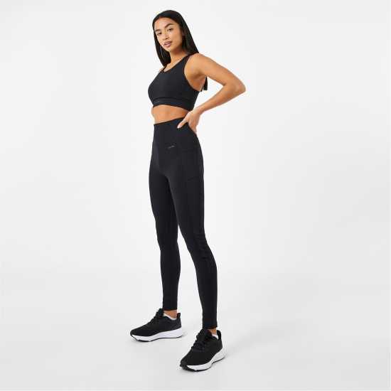 Usa Pro Core High Rise Leggings Black Дамски клинове за фитнес