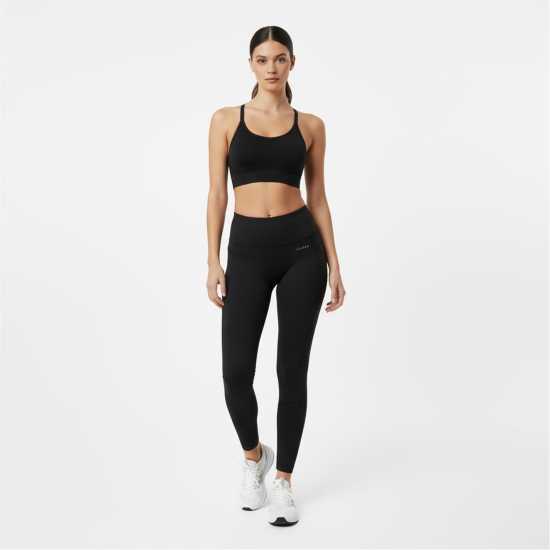 Дамски клинове за фитнес Usa Pro Core High Rise Leggings Womens Черно Usa Pro Core High Rise Leggings Womens Черно Дамски клинове за фитнес