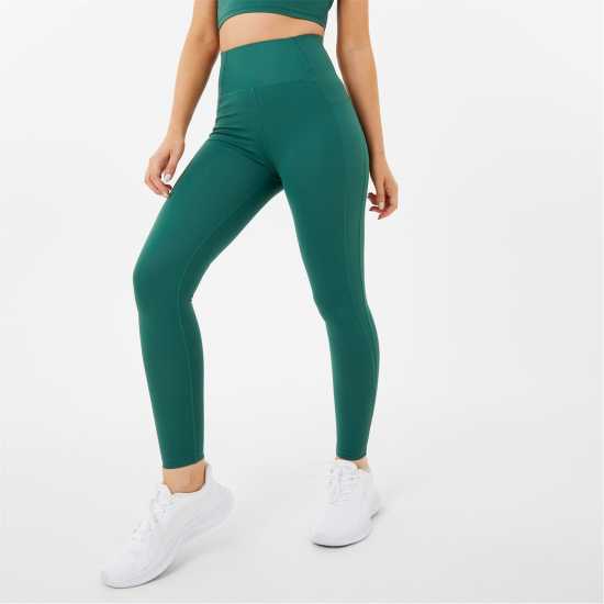 Usa Pro Core High Rise Leggings Womens Горско зелено Дамски клинове за фитнес