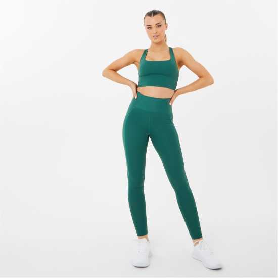 Usa Pro Core High Rise Leggings Womens Горско зелено Дамски клинове за фитнес