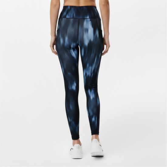 Usa Pro Usapro Core High Rise Leggings Womens Размазан печат 