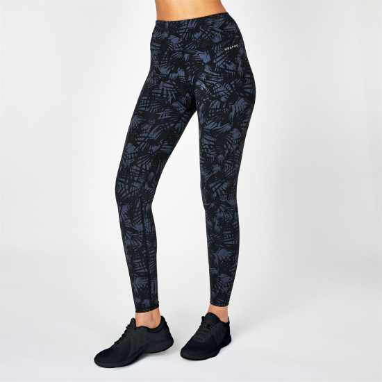 Usa Pro Core High Rise Leggings Womens Оцветена листо Дамски клинове за фитнес