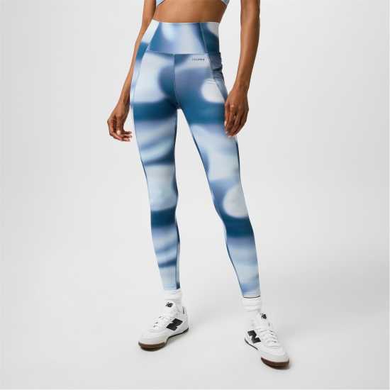 Дамски клинове за фитнес Usa Pro Core High Rise Leggings Womens Вихрен Омбре Usa Pro Core High Rise Leggings Womens Вихрен Омбре Дамски клинове за фитнес