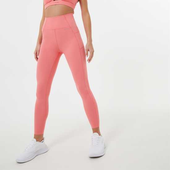 Дамски клинове за фитнес Usa Pro Core High Rise Leggings Womens Ягода Usa Pro Core High Rise Leggings Womens Ягода Дамски клинове за фитнес