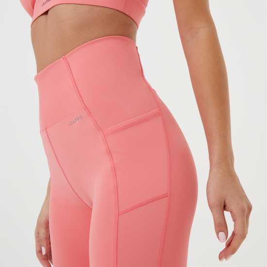 Дамски клинове за фитнес Usa Pro Core High Rise Leggings Womens Ягода Usa Pro Core High Rise Leggings Womens Ягода Дамски клинове за фитнес