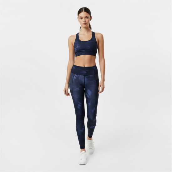 Дамски клинове за фитнес Usa Pro Core High Rise Leggings Womens Размазан цветен Usa Pro Core High Rise Leggings Womens Размазан цветен Дамски клинове за фитнес