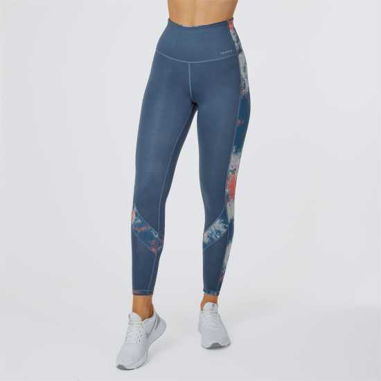 Usa Pro High Tight Coral Tie Dye Дамски клинове за фитнес