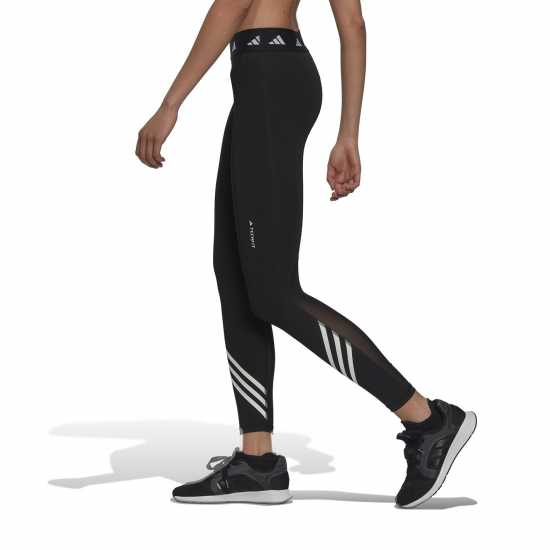 Дамски клинове за фитнес Adidas Techfit 3S 7/8 Tights Womens Черно/Бяло Adidas Techfit 3S 7/8 Tights Womens Черно/Бяло Дамски клинове за фитнес