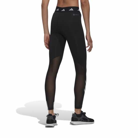 Дамски клинове за фитнес Adidas Techfit 3S 7/8 Tights Womens Черно/Бяло Adidas Techfit 3S 7/8 Tights Womens Черно/Бяло Дамски клинове за фитнес