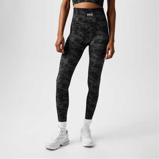 Безшевен Клин Everlast High Rise Camo Seamless Leggings Womens  Дамски клинове за фитнес