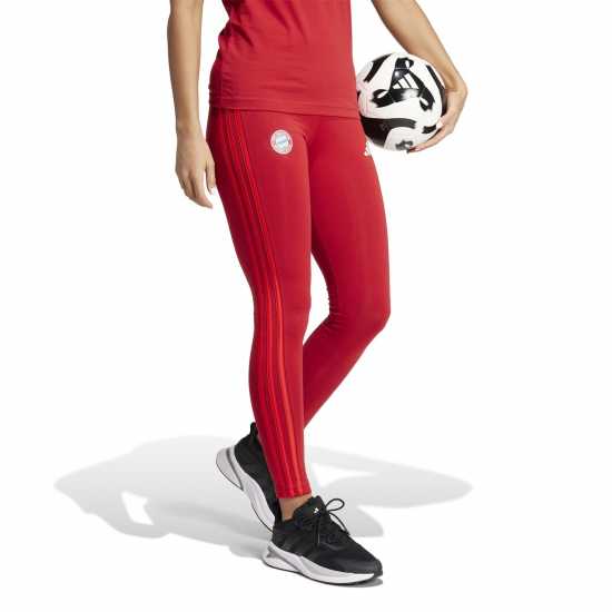 Дамски клинове за фитнес Adidas Fc Bayern Munich Leggings Womens Adidas Fc Bayern Munich Leggings Womens Дамски клинове за фитнес
