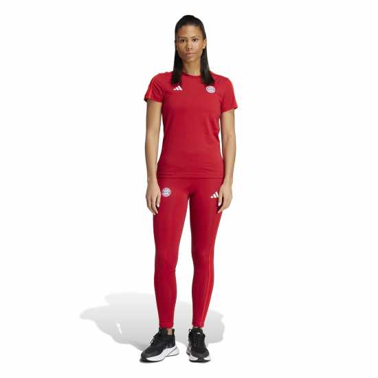 Дамски клинове за фитнес Adidas Fc Bayern Munich Leggings Womens Adidas Fc Bayern Munich Leggings Womens Дамски клинове за фитнес