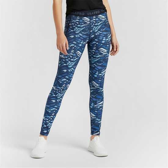 Usa Pro Pro Training Tight Legging Girls Тъмни ивици 
