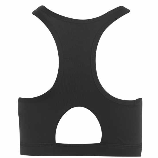 Usa Pro Fitness Crop Top Junior Girls Черно Спортни сутиени