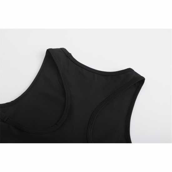 Usa Pro Fitness Crop Top Junior Girls Черно Спортни сутиени