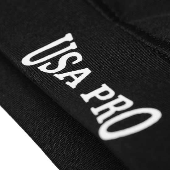 Usa Pro Fitness Crop Top Junior Girls Черно Спортни сутиени