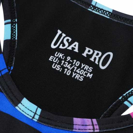 Спортни сутиени Workwear Usa Pro Fitness Crop Top Junior Girls Супернова Workwear Usa Pro Fitness Crop Top Junior Girls Супернова Спортни сутиени