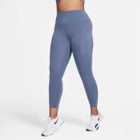 Nike Dri-FIT Universa Women's Medium-Support High-Waisted Leggings with Pockets Indst Blue Дамски клинове за фитнес