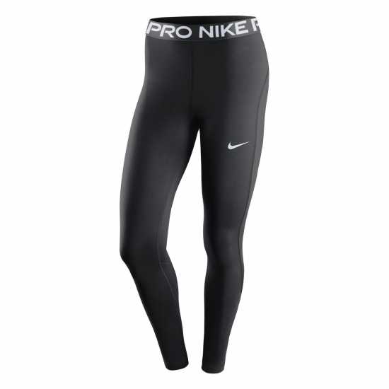 Nike Pro Women's Mid-Rise Mesh-Panelled Leggings Черно 