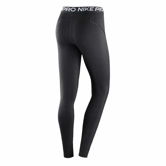 Nike Pro Women's Mid-Rise Mesh-Panelled Leggings Черно 