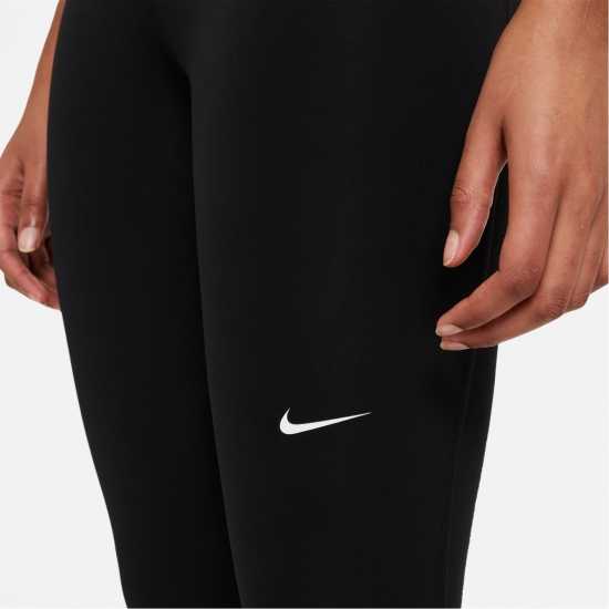 Nike Pro Women's Mid-Rise Mesh-Panelled Leggings Черно 