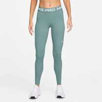 Nike Pro Women's Mid-Rise Mesh-Panelled Leggings Cannon/White Дамски дрехи за фитнес