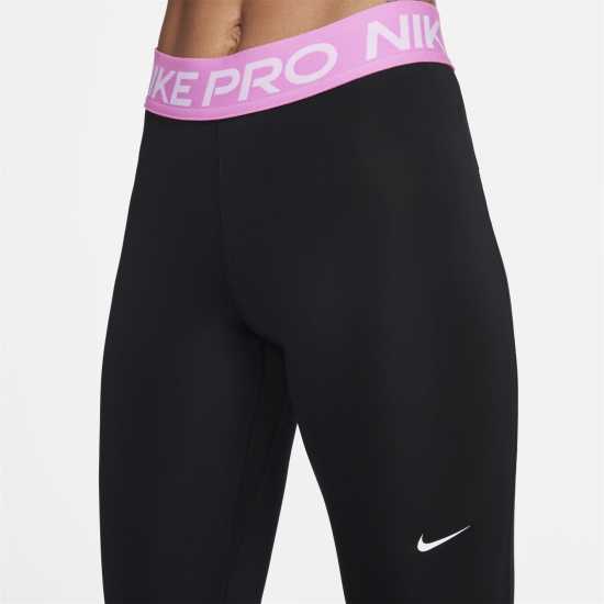 Дамски дрехи за фитнес Nike Pro Women's Mid-Rise Mesh-Panelled Leggings Nike Pro Women's Mid-Rise Mesh-Panelled Leggings Дамски дрехи за фитнес