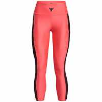 Under Armour Project Rock Heat Gear Ankle Legging Womens BlitzRed Дамски клинове за фитнес