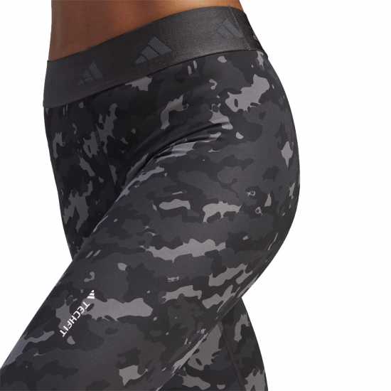 Adidas Techfit Camo 7/8 2023 Leggings Womens  Дамски клинове за фитнес