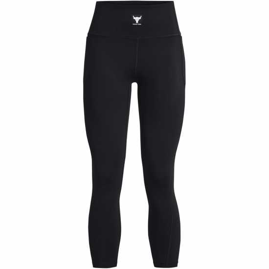 Under Armour Project Rock Meridian Ankle Leggings Black/Ivory Дамски клинове за фитнес