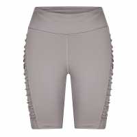 Reebok Дамски Шорти Studio Ruched High Rise Legging Shorts Womens Gym  Дамски клинове за фитнес