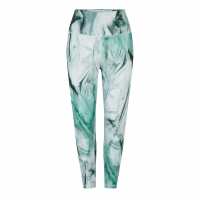 Reebok Lux Bold High-Waisted Liquid Abyss Print Leggings Gym Legging Womens  Дамски клинове за фитнес