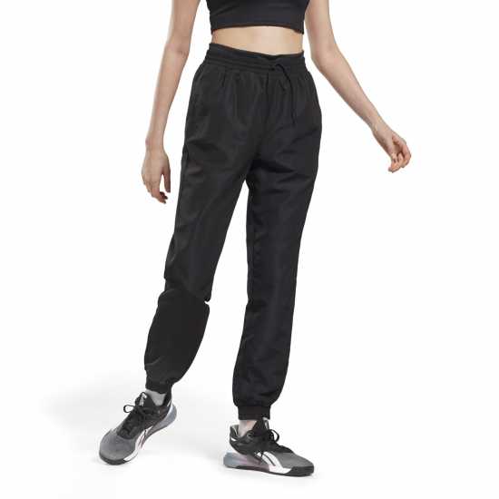 Дамски клинове за фитнес Reebok Workout Ready Woven Joggers Womens Tracksuit Bottom Reebok Workout Ready Woven Joggers Womens Tracksuit Bottom Дамски клинове за фитнес