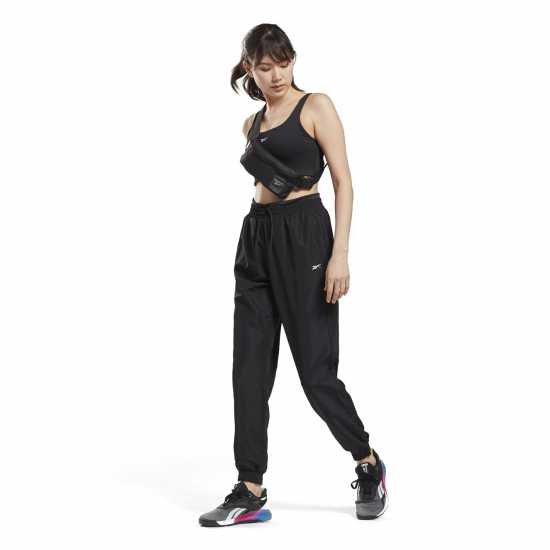 Дамски клинове за фитнес Reebok Workout Ready Woven Joggers Womens Tracksuit Bottom Reebok Workout Ready Woven Joggers Womens Tracksuit Bottom Дамски клинове за фитнес